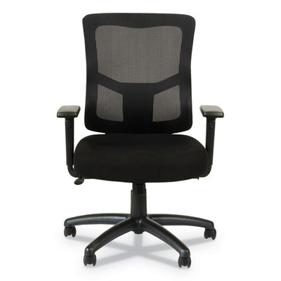 Alera Elusion Ii Series Mesh Mid-back Swivel/tilt Chair, Adjustable Arms, Supports 275lb, 17.51" To 21.06" Seat Height, Black
