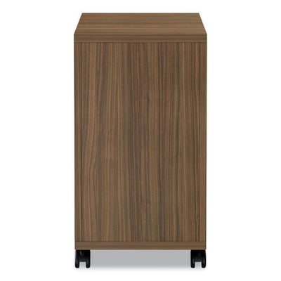 Alera Valencia Series Mobile Pedestal, Left Or Right, 2 Legal/letter-size File Drawers, Modern Walnut, 15.38" X 20" X 26.63"