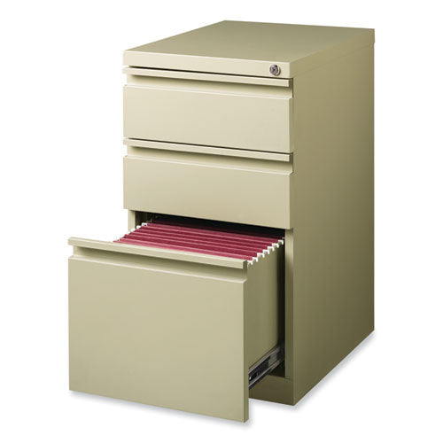 Full-width Pull 20 Deep Mobile Pedestal File, Box/box/file, Letter, Putty, 15 X 19.88 X 27.75, Ships In 4-6 Business Days