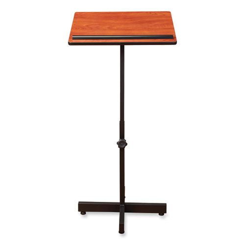 Portable Presentation Lectern Stand, 20 X 18.25 X 44, Cherry, Ships In 1-3 Business Days