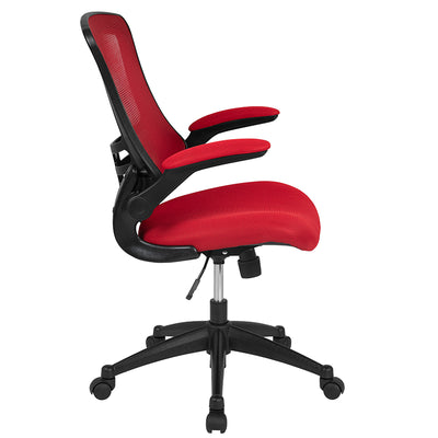White Mesh Mid-back Desk Chair