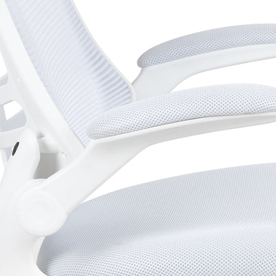 White Mesh Mid-back Desk Chair