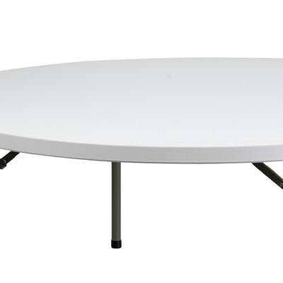 72rd White Plastic Fold Table
