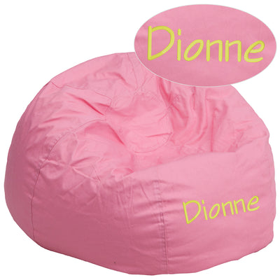 Txt Pink Bean Bag Chair