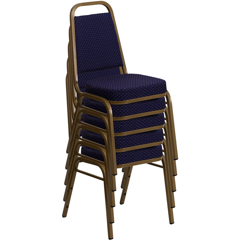 Navy Fabric Banquet Chair