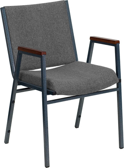 Gray Fabric Stack Armchair
