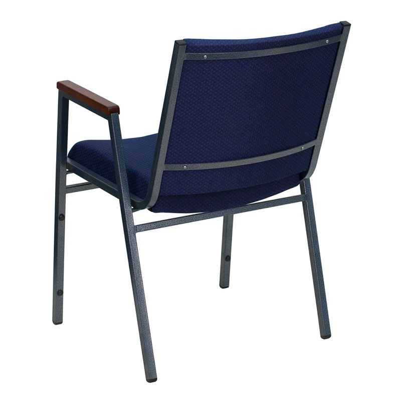 Navy Fabric Stack Armchair