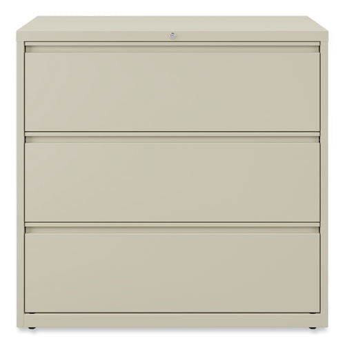 Lateral File, 3 Legal/letter/a4/a5-size File Drawers, Putty, 42" X 18.63" X 40.25"