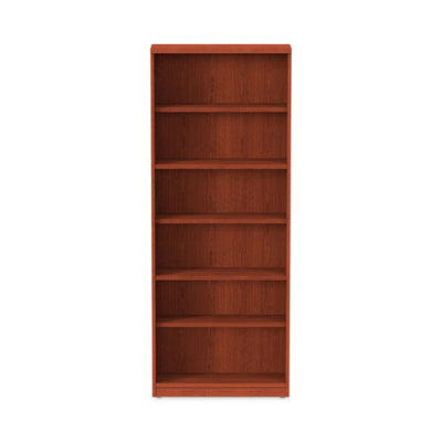Alera Valencia Series Bookcase, Six-shelf, 31.75w X 14d X 80.25h, Medium Cherry