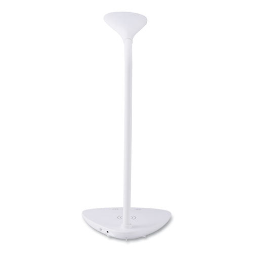 Flexible Wireless Charging Led Desk Lamp, 12.88" High, White