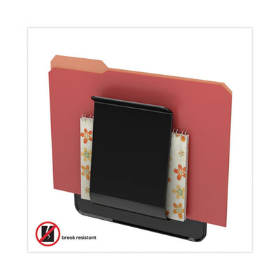 Stand Tall Wall File, Legal/letter/oversized Size, 9.25" X 10.63", Black