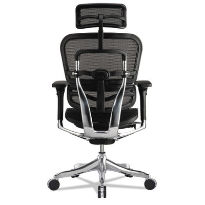 Ergohuman Elite High-back Chair, 18.1" To 21.6" Seat Height, Black