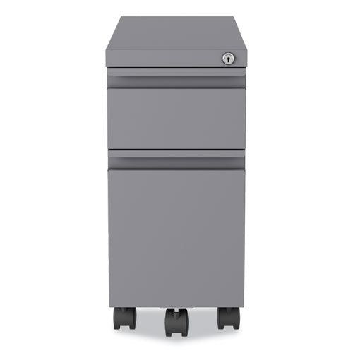 Zip Mobile Pedestal File, 2 Drawer, Box/file, Legal/letter, Arctic Silver. 10 X 19.88 X 21.75, Ships In 4-6 Business Days