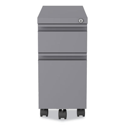 Zip Mobile Pedestal File, 2 Drawer, Box/file, Legal/letter, Arctic Silver. 10 X 19.88 X 21.75, Ships In 4-6 Business Days
