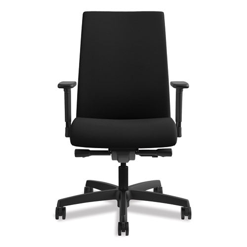 Ignition Series Mid-back Work Chair, Supports Up To 300 Lb, 17" To 22" Seat Height, Black