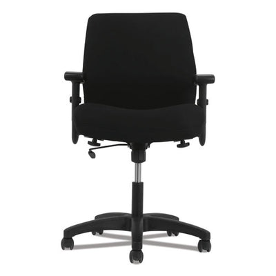 Network Mid-back Task Chair, Supports Up To 250 Lb, 18.3" To 22.8" Seat Height, Black