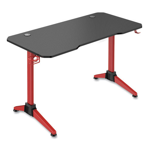 Ultimate Computer Gaming Desk, 47.2" X 23.6" X 29.5", Black/red, Ships In 1-3 Business Days