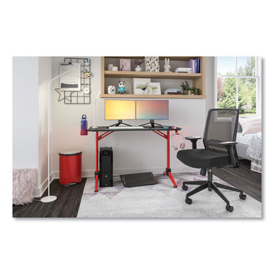 Ultimate Computer Gaming Desk, 47.2" X 23.6" X 29.5", Black/red, Ships In 1-3 Business Days