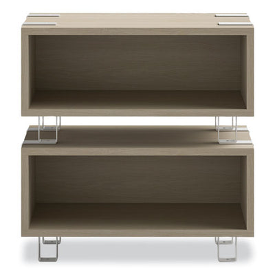 Ready Home Office Small Stackable Storage, 1-shelf, 24w X 12d X 12.25h, Beige/white, Ships In 1-3 Business Days