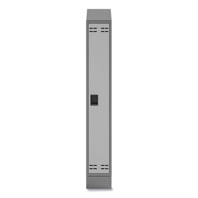 Single Continuous Metal Locker Base Addition, 11.7w X 16d X 5.75h, Gray, Ships In 1-3 Business Days