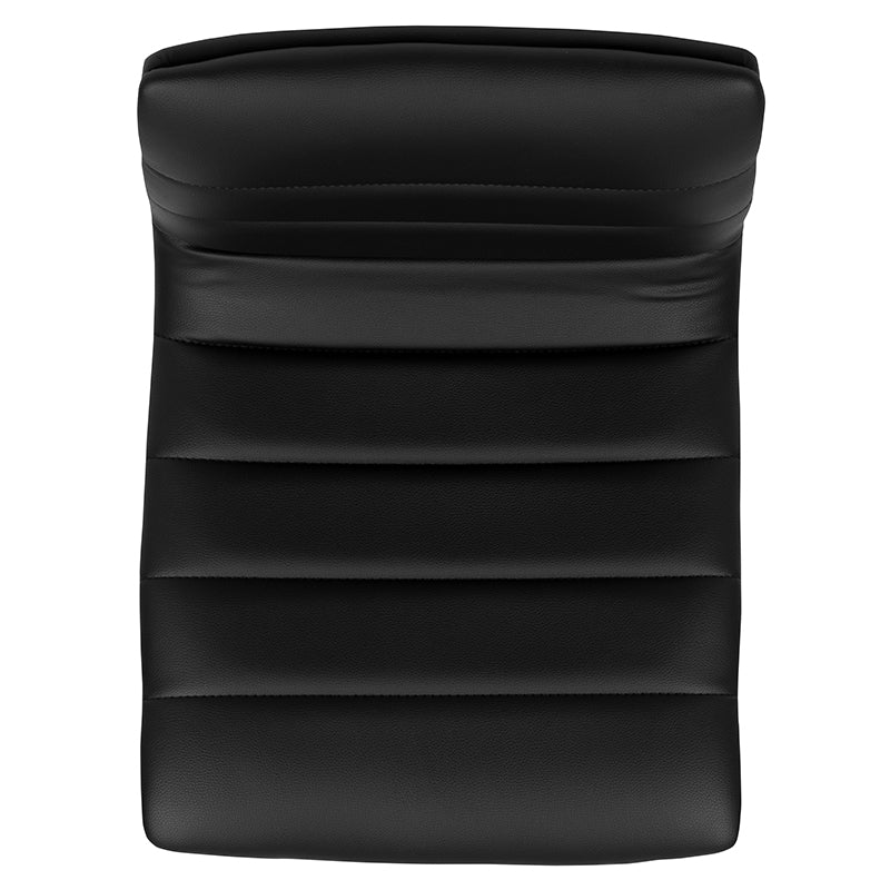 Black Vinyl Barstool