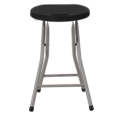 Black Plastic Foldable Stool