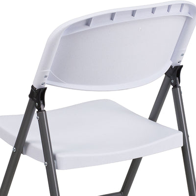 White Plastic Folding Chair