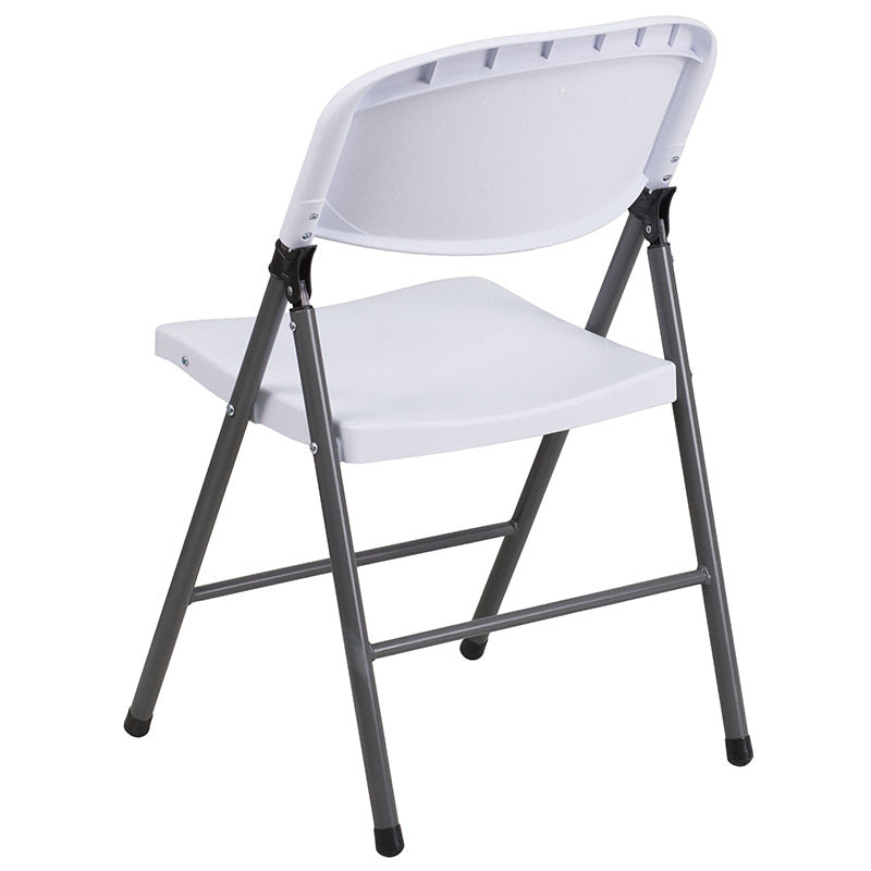 White Plastic Folding Chair