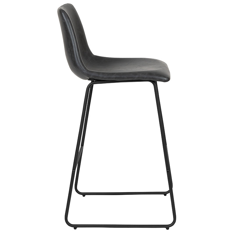 2pk 30" Gray Dining Stool