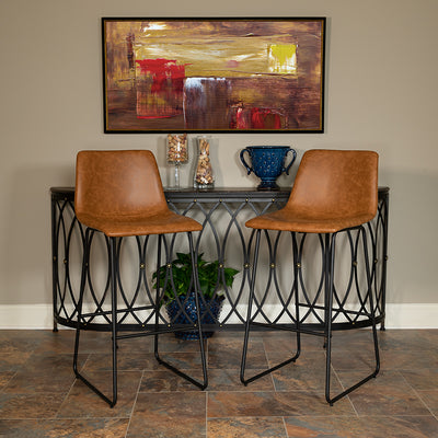 2pk 30" Lt Brown Dining Stool