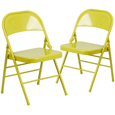 Twisted Citron Folding Chair