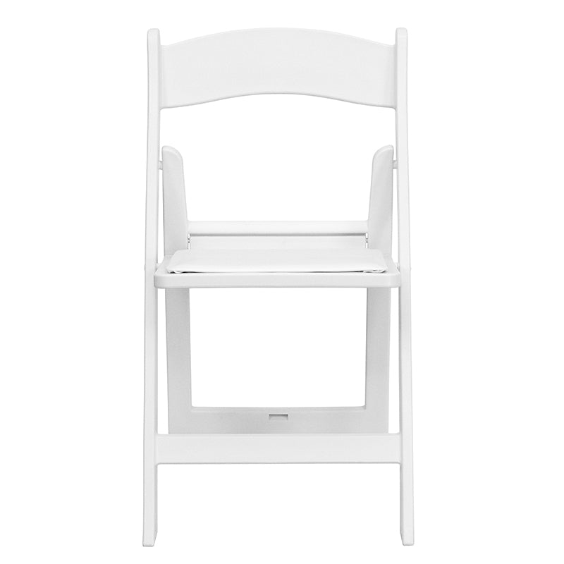 Folding Chair White Resin