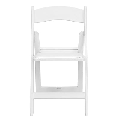 Folding Chair White Resin