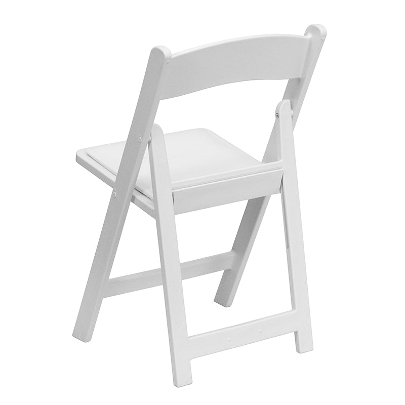 Folding Chair White Resin