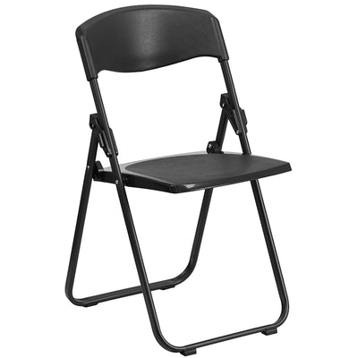 Black Plastic Folding Chair