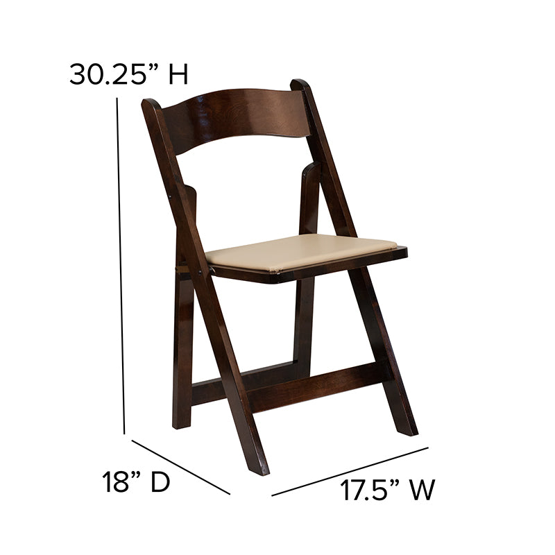 Fruitwood Folding Chair