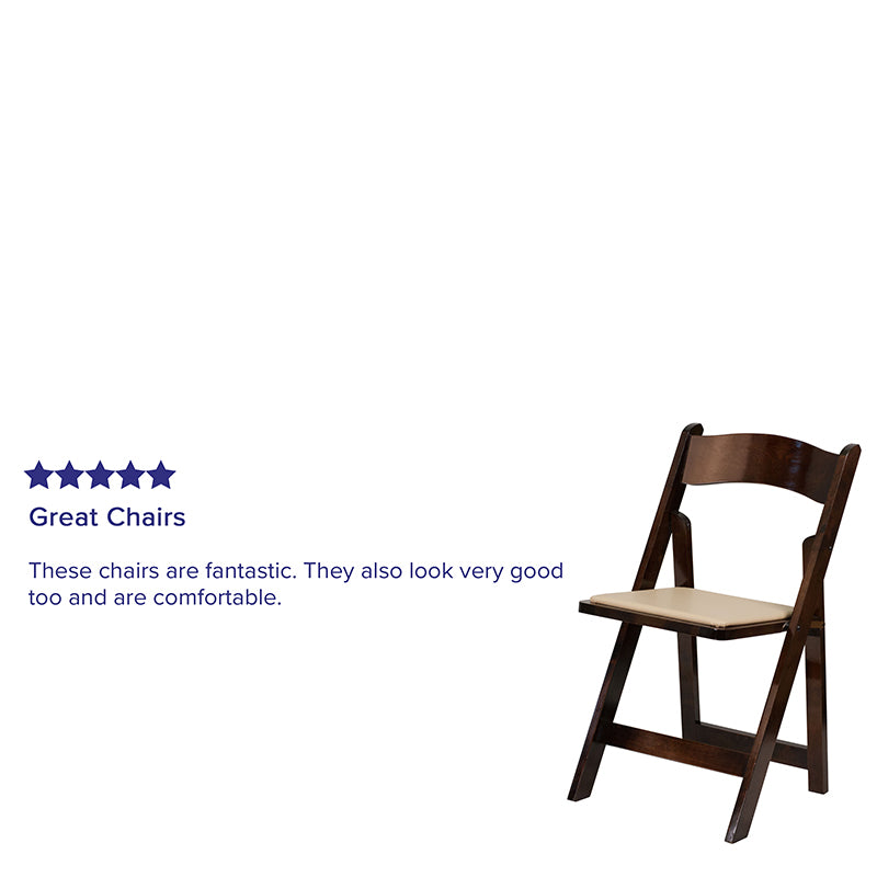 Fruitwood Folding Chair