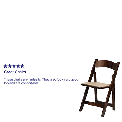 Fruitwood Folding Chair