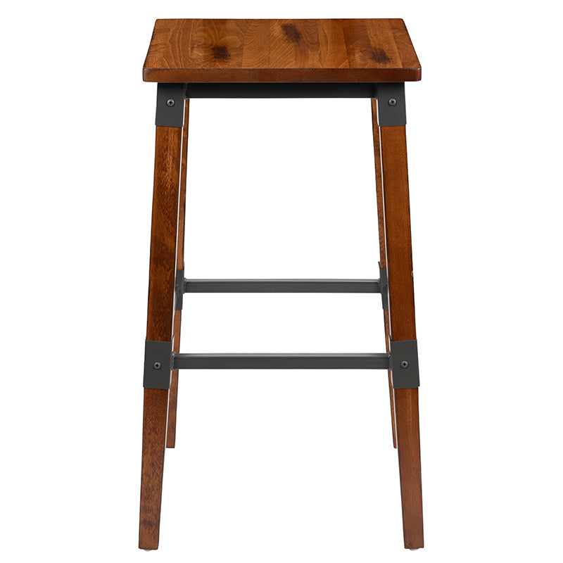 Walnut Wood Dining Barstool