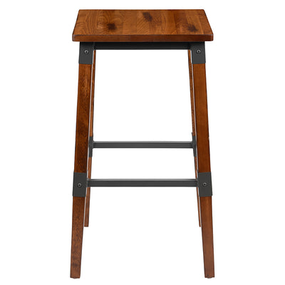 Walnut Wood Dining Barstool