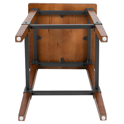 Walnut Wood Dining Barstool