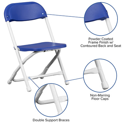 Kids Blue Folding Chair