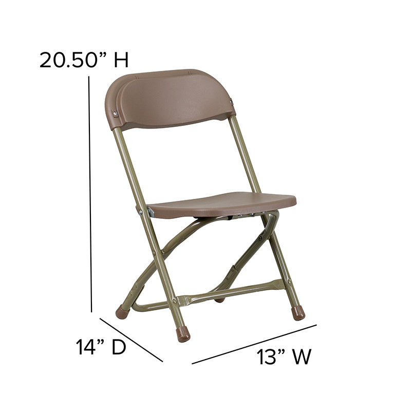 Kids Brown Folding Chair