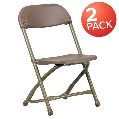 Kids Brown Folding Chair