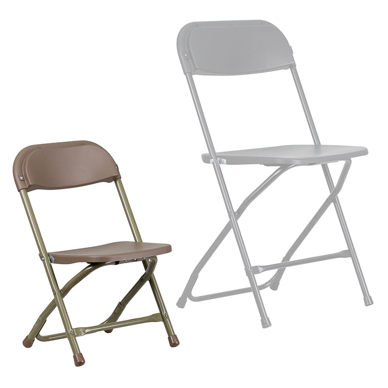 Kids Brown Folding Chair