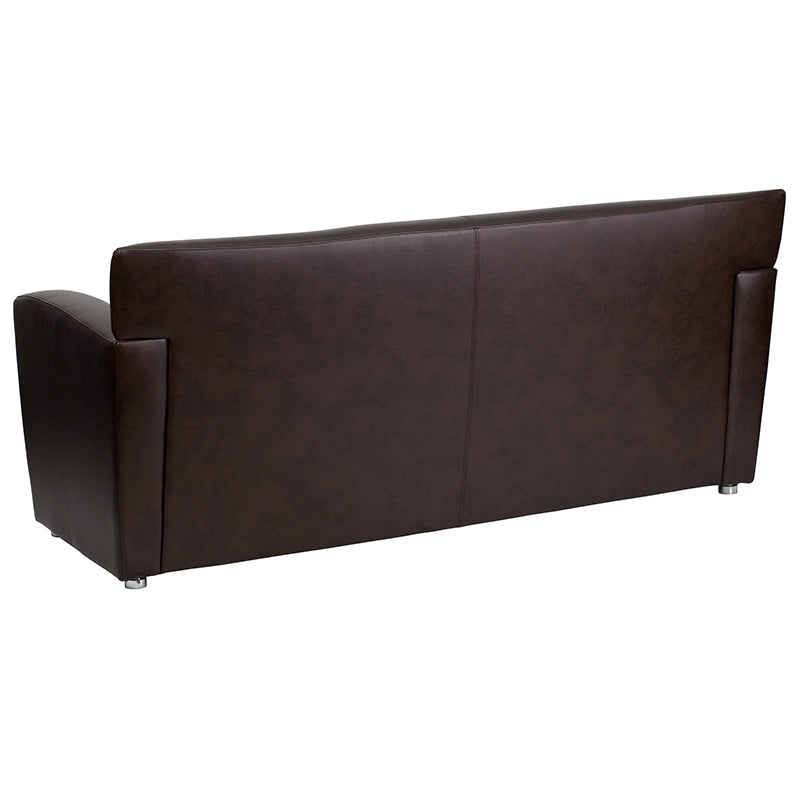 Brown Leather Sofa