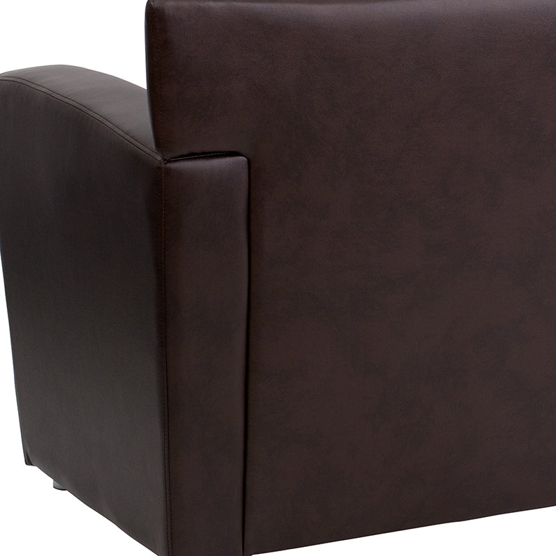 Brown Leather Sofa