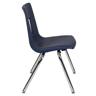Navy Student Stack Chair 16"