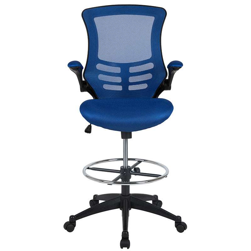 Blue Mesh Draft Chair