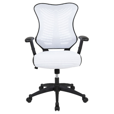 White Mesh High Back Chair